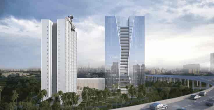 K立方广场建筑外观图
