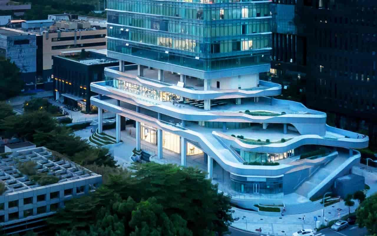 奥比科技大厦大堂实景图
