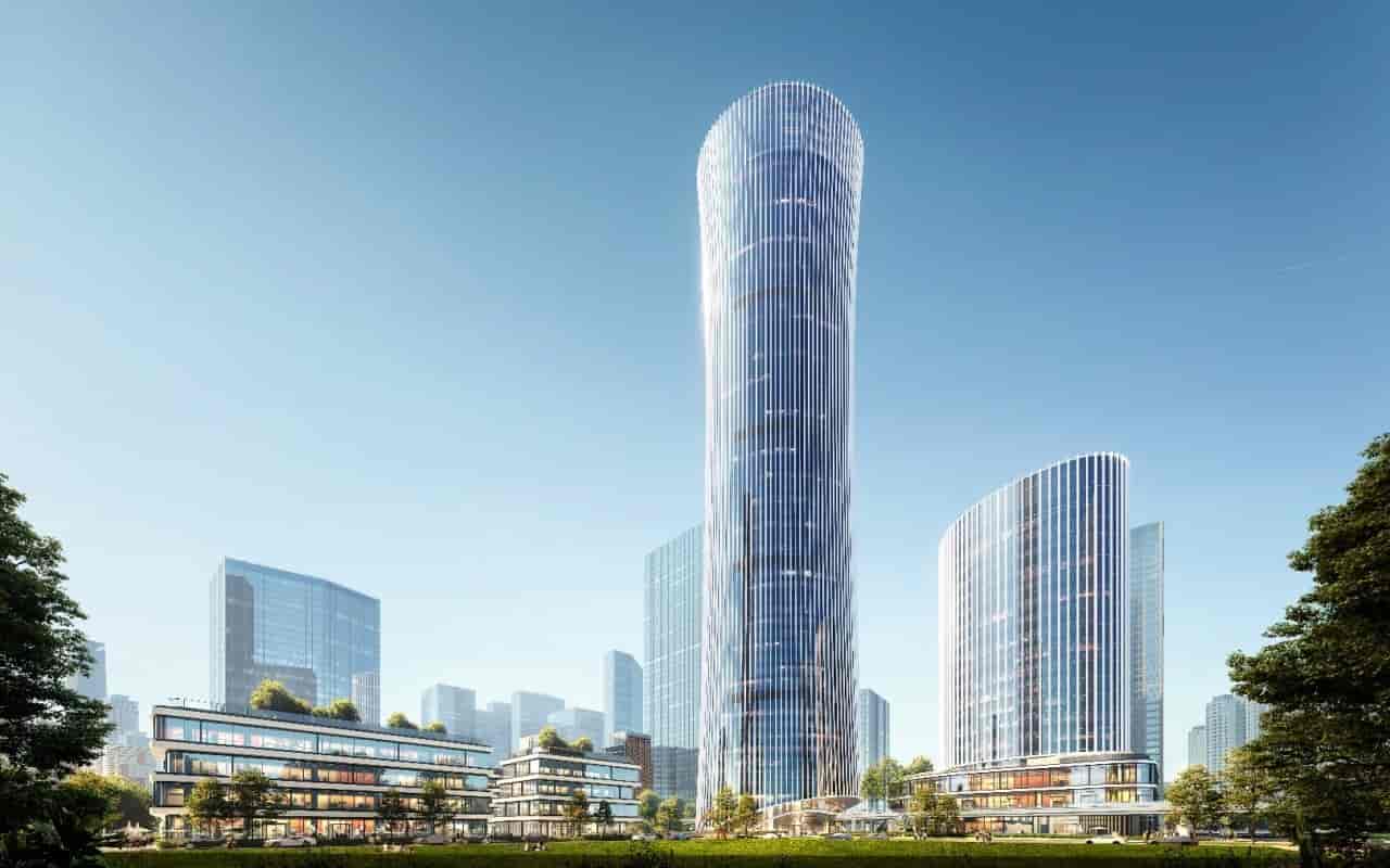大家金融中心建筑外观图