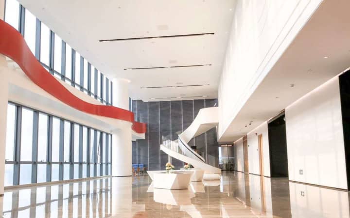 地铁金融科技大厦办公区实景图