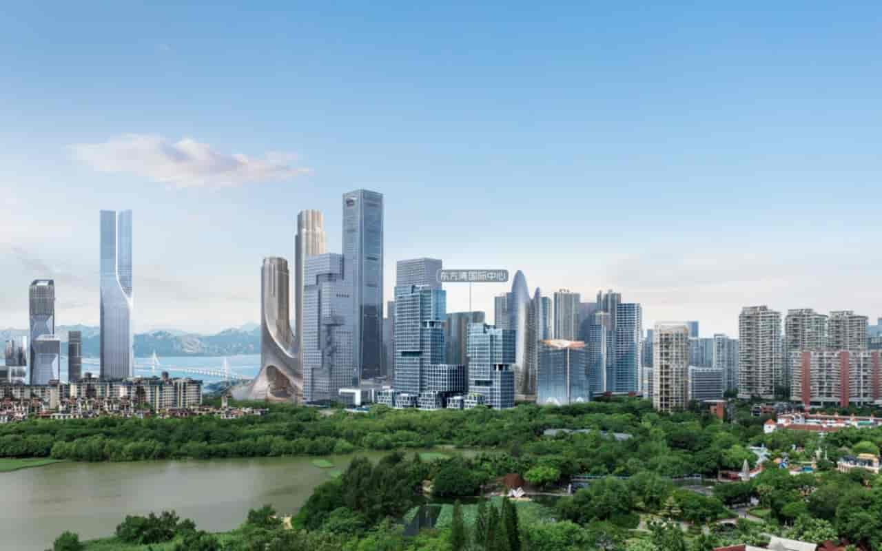 东方湾国际中心建筑外观图
