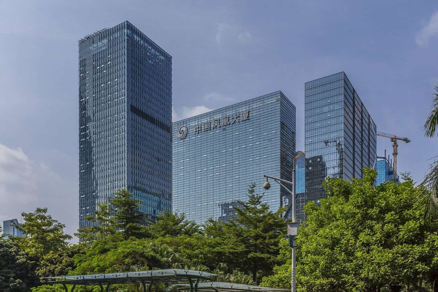 中国凤凰大厦建筑外观图