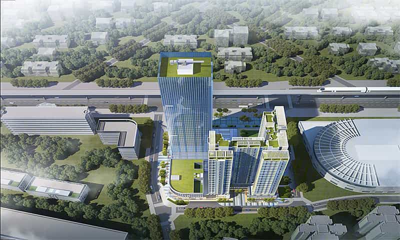 富基置地大厦建筑外观图