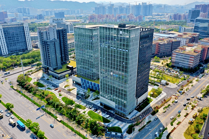 招商局智慧城建筑外观图