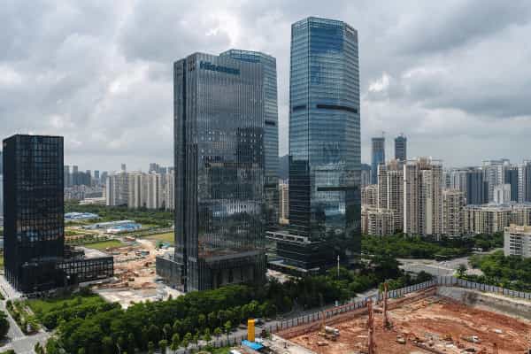 中海油大厦办公区实景图