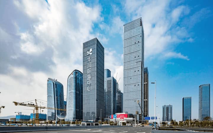 华润前海中心大堂实景图