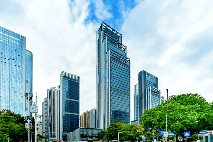 华润置地大厦建筑外观图