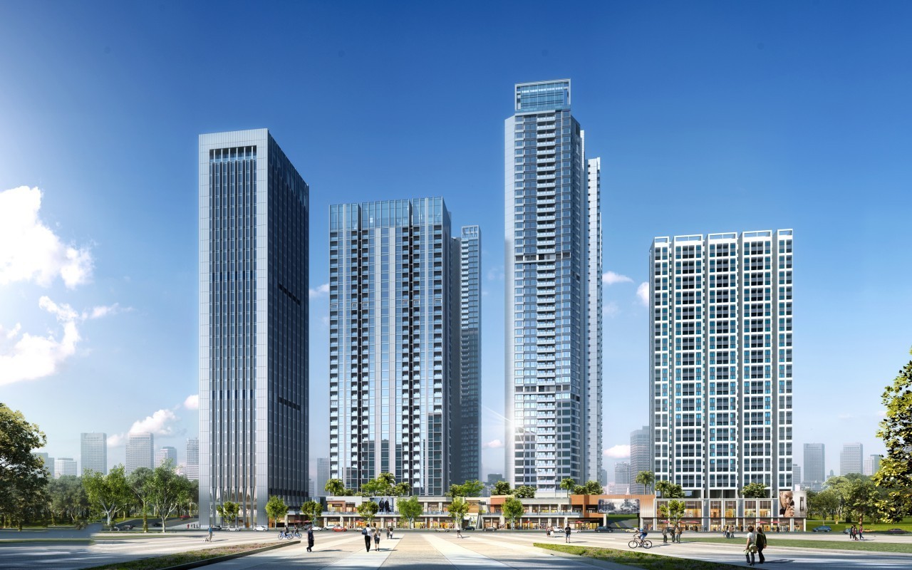 华盛珑悦大厦建筑外观图
