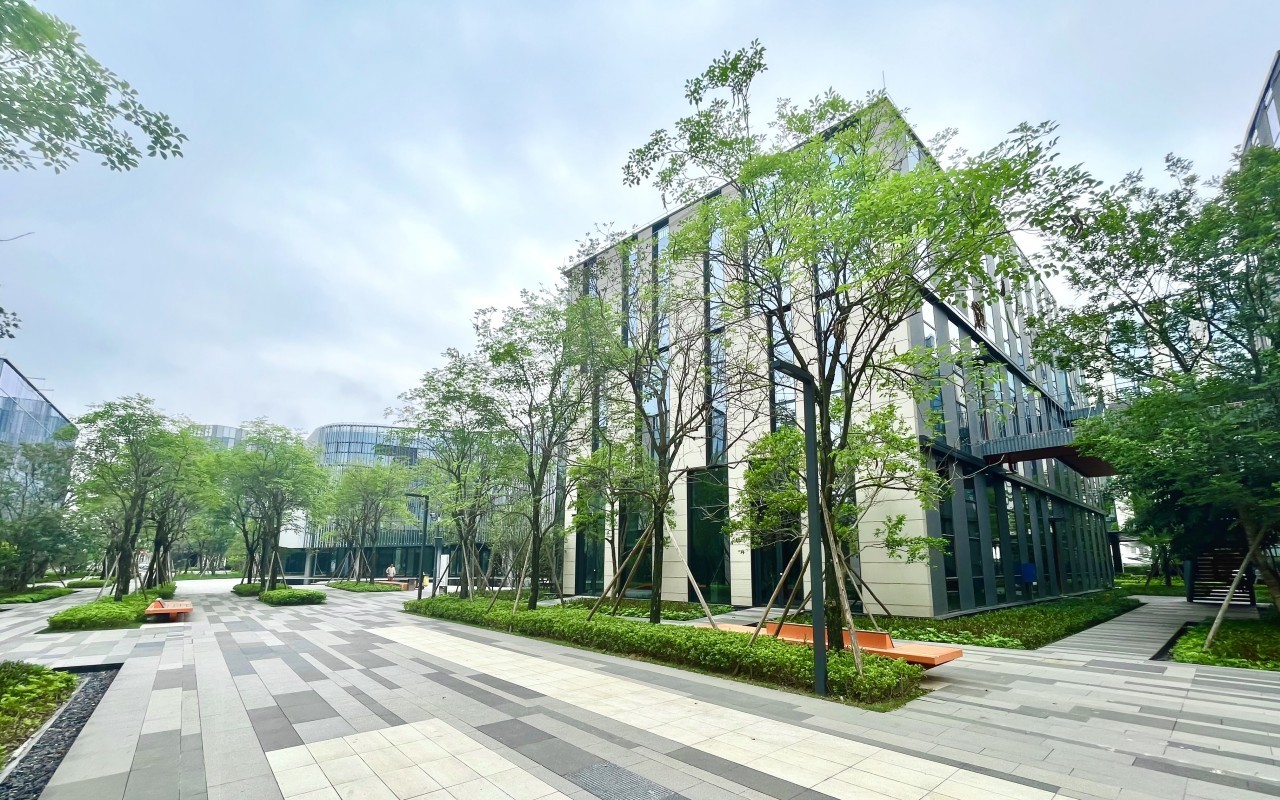 会展湾南岸园区环境图