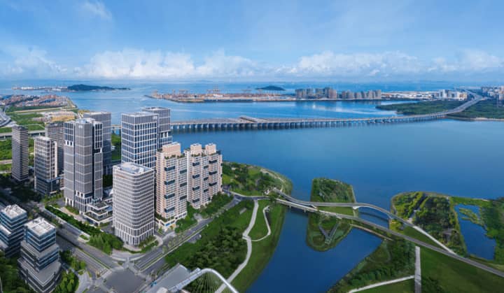 前海嘉里中心办公区实景图