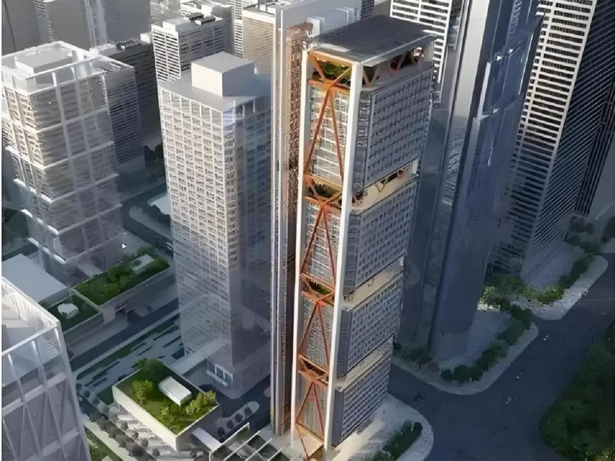 前海建滔总部大厦建筑外观图