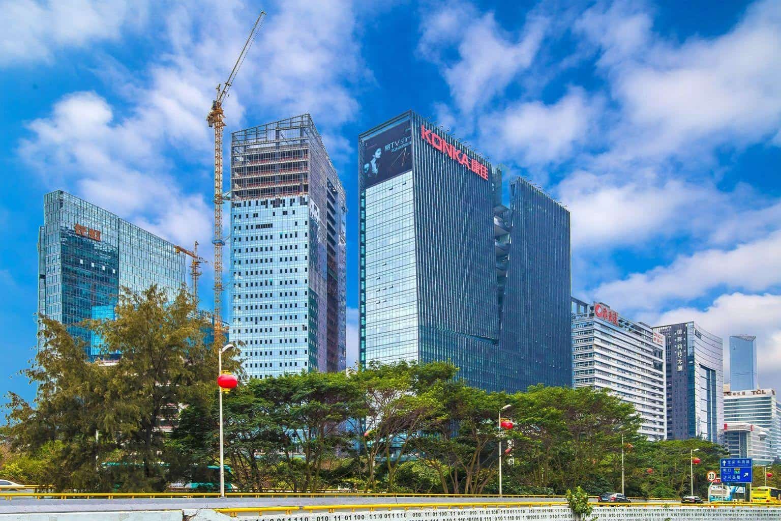 康佳研发大厦建筑外观图