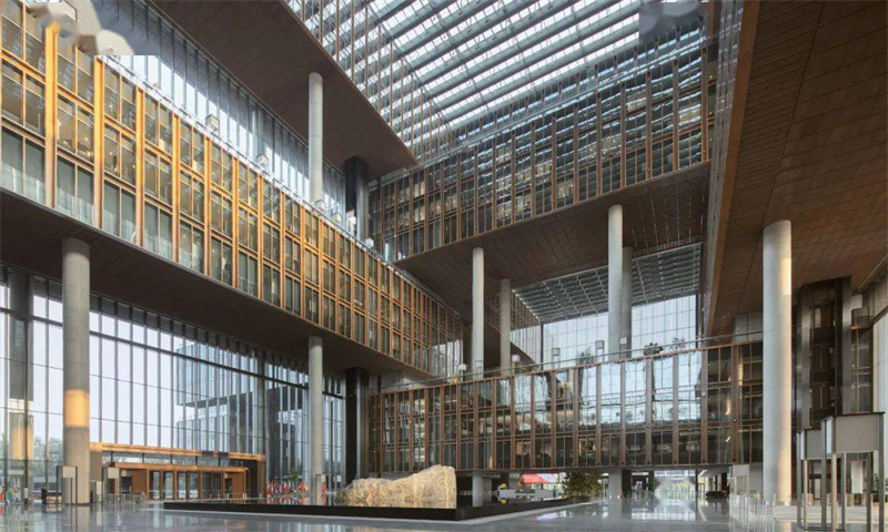 南山区科技联合大厦大堂实景图