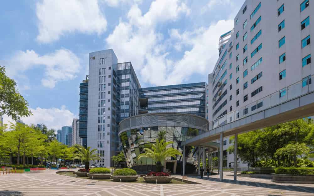 科技园金融基地建筑外观图