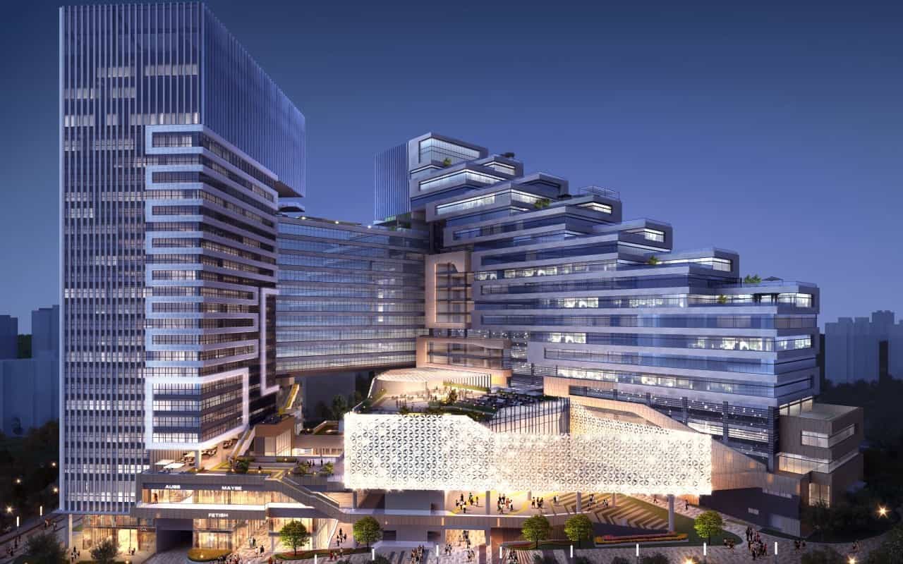 朗峻广场建筑外观图
