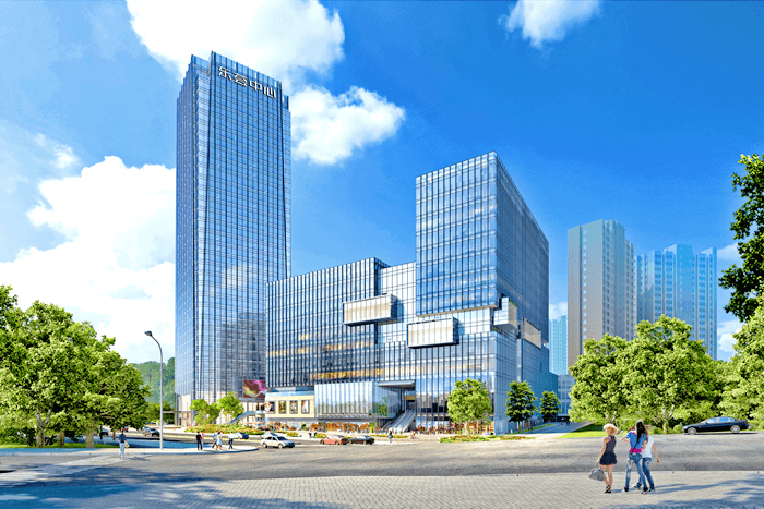乐荟中心建筑外观图