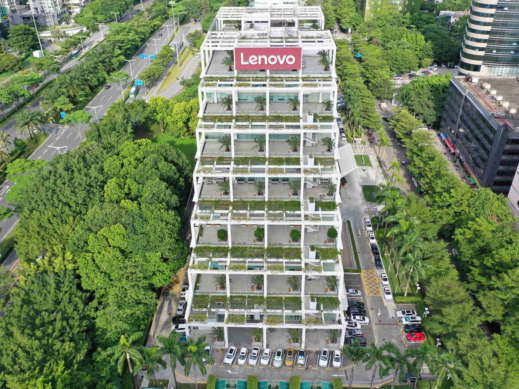 联想大厦大堂实景图