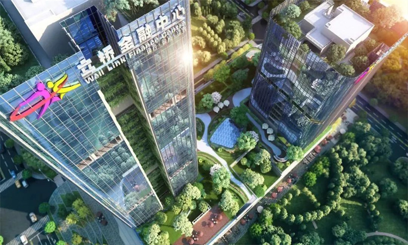 立桥金融中心办公区实景图