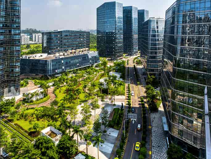 中粮大悦城办公区实景图