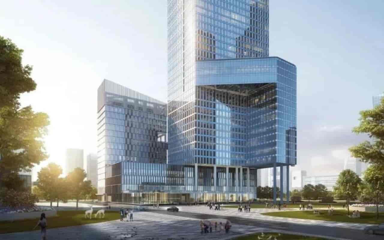 平安信用卡大厦建筑外观图