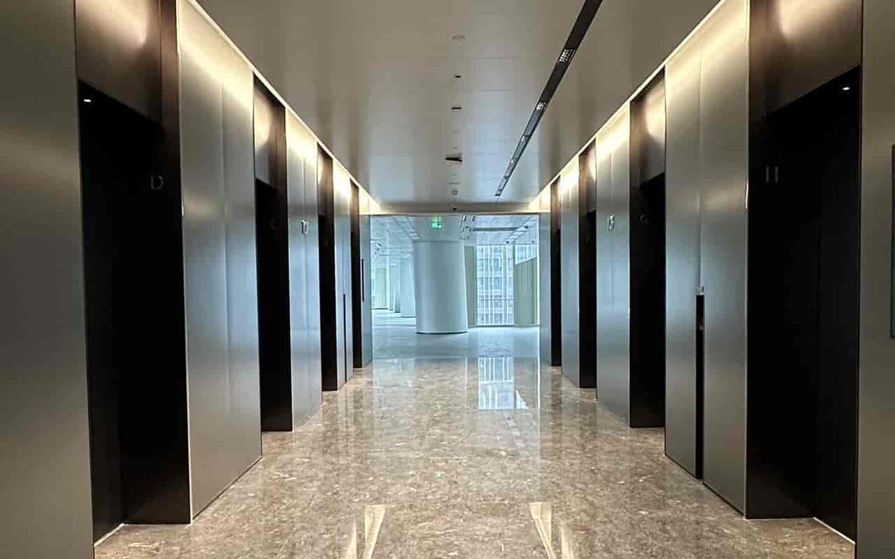 平安信用卡大厦大堂实景图