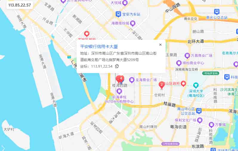 平安信用卡大厦商业配套图片