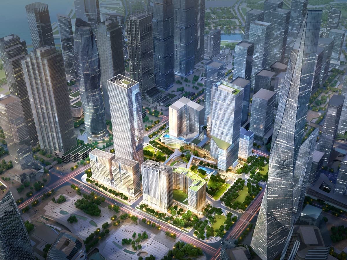 前海交易广场建筑外观图