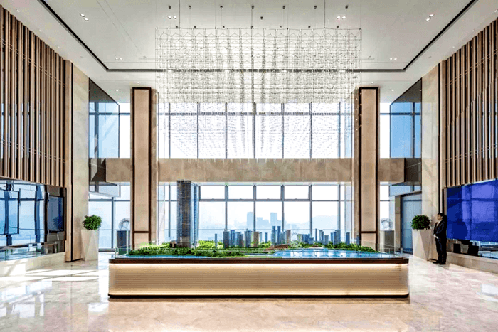 前海人寿金融中心大堂实景图