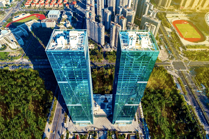 前海人寿金融中心办公区实景图