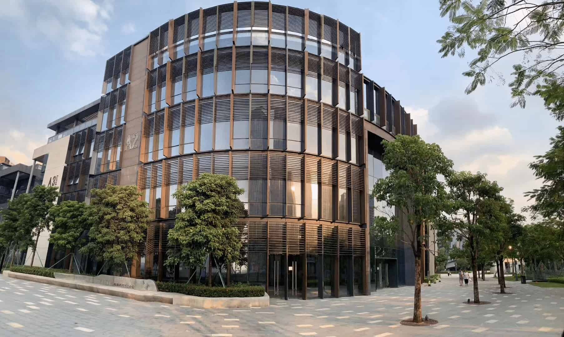 前海深港基金小镇建筑外观图