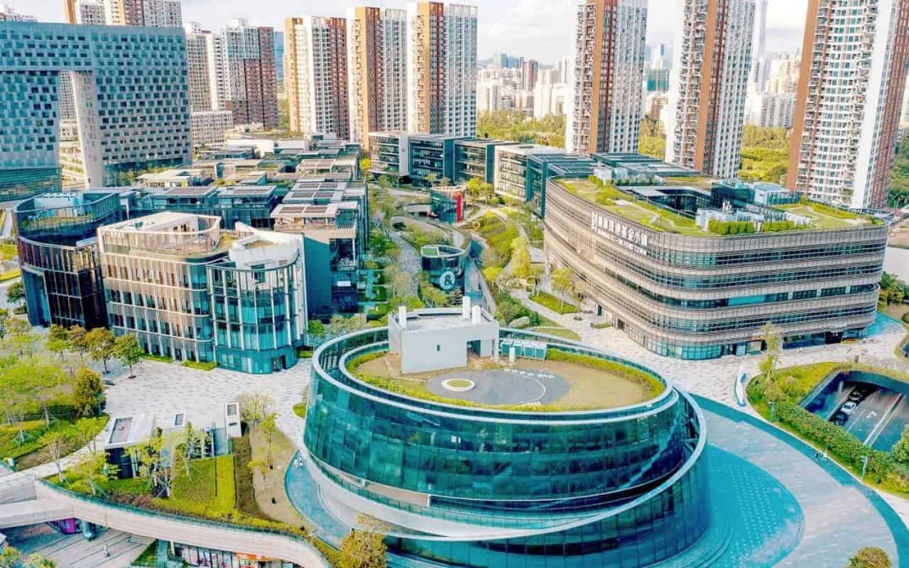 前海深港基金小镇大堂实景图