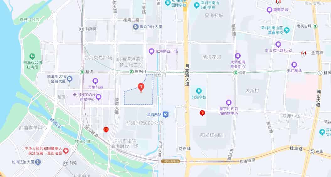 前海深港基金小镇商业配套图片