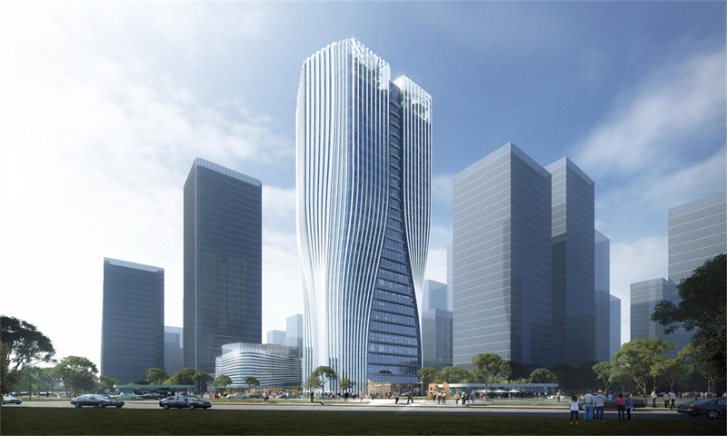 前海中冶科技大厦办公区实景图