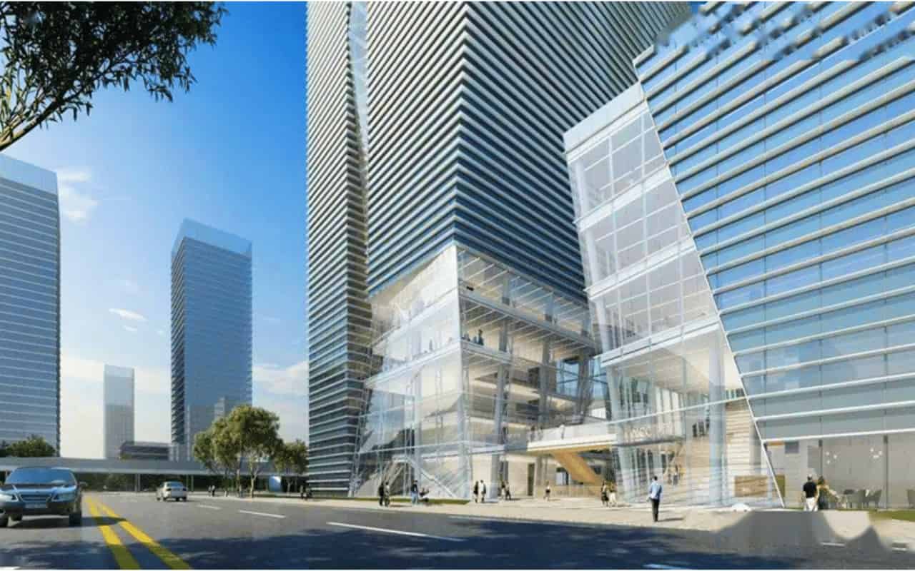 前海中冶科技大厦园区环境图