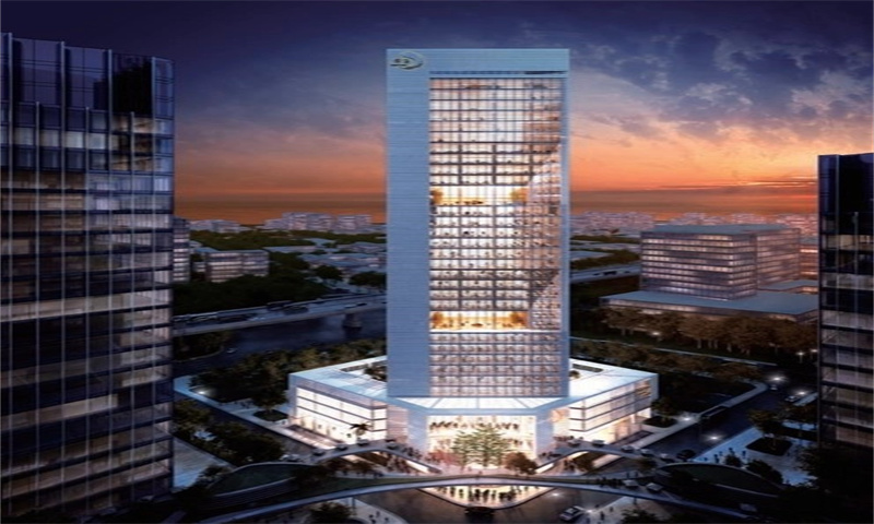 前海自贸大厦建筑外观图