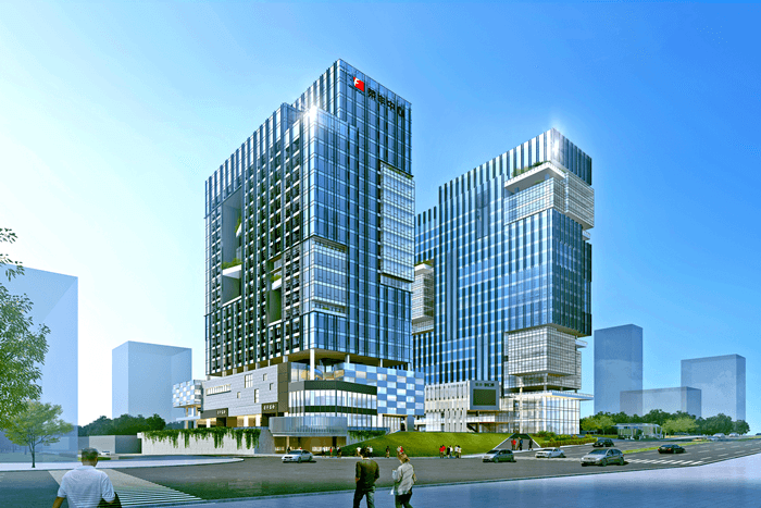 荣丰中心建筑外观图
