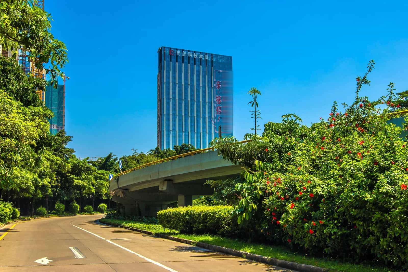 尚美科技大厦大堂实景图