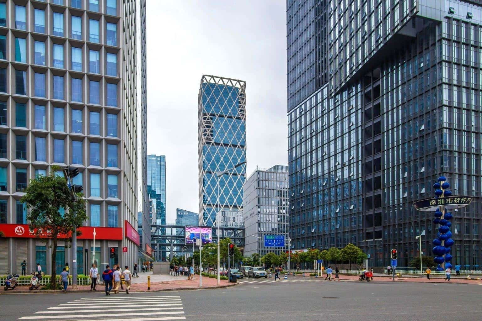 深圳创业投资大厦大堂实景图