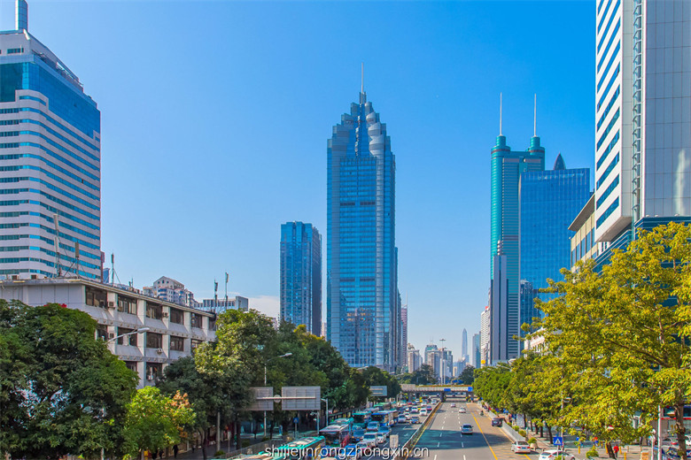 深圳世界金融中心建筑外观图