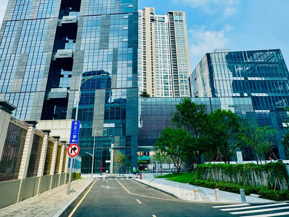 舜远金融大厦大堂实景图