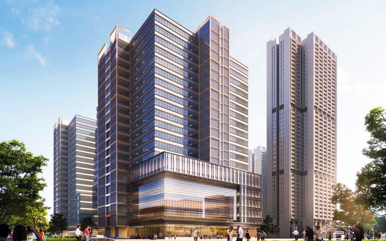 雪花科创城建筑外观图