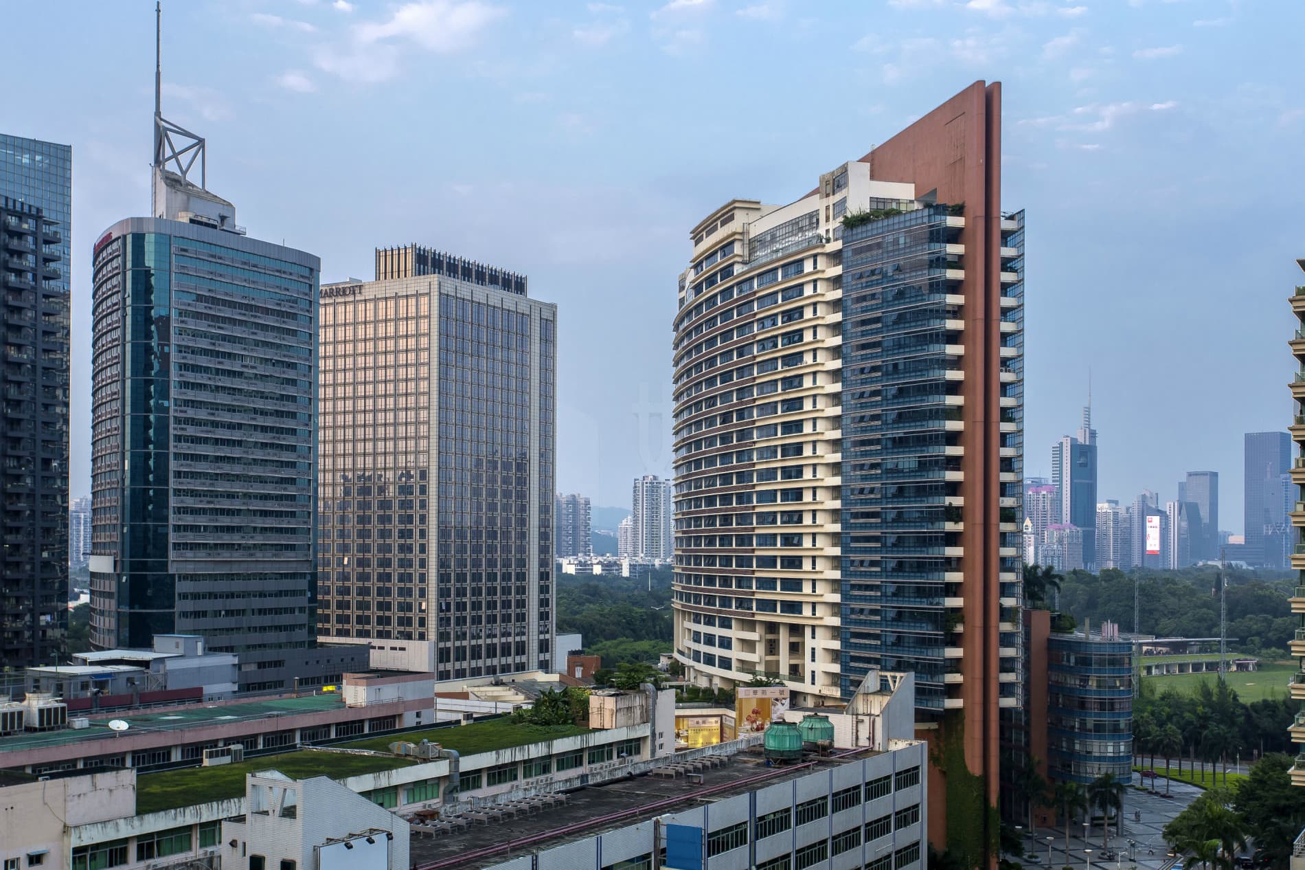 天安数码时代大厦建筑外观图