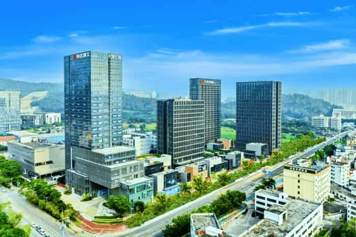 天健云途数字建造BIM设计产业园建筑外观图