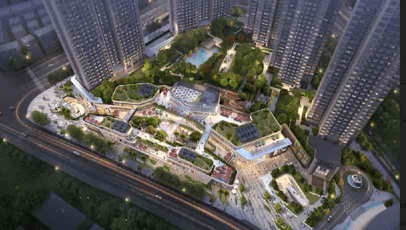 深国际万科和颂轩办公区实景图