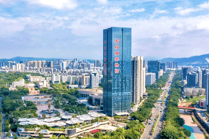 万科龙岗云中心建筑外观图