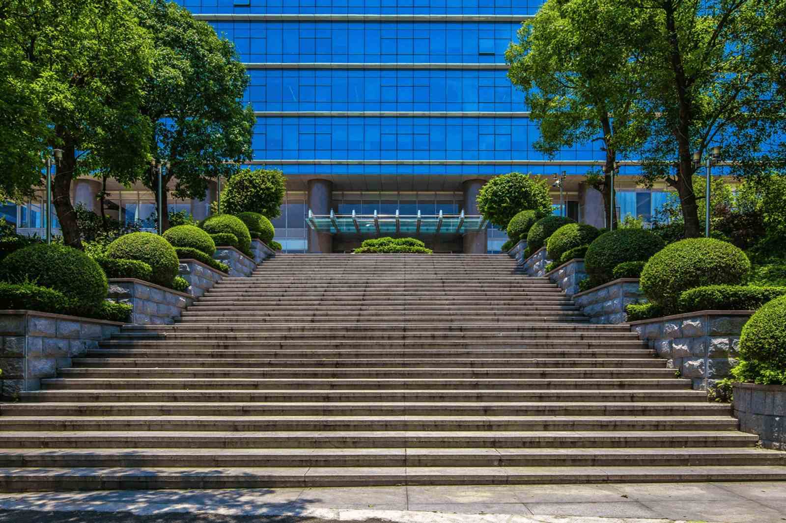 万利达科技大厦大堂实景图