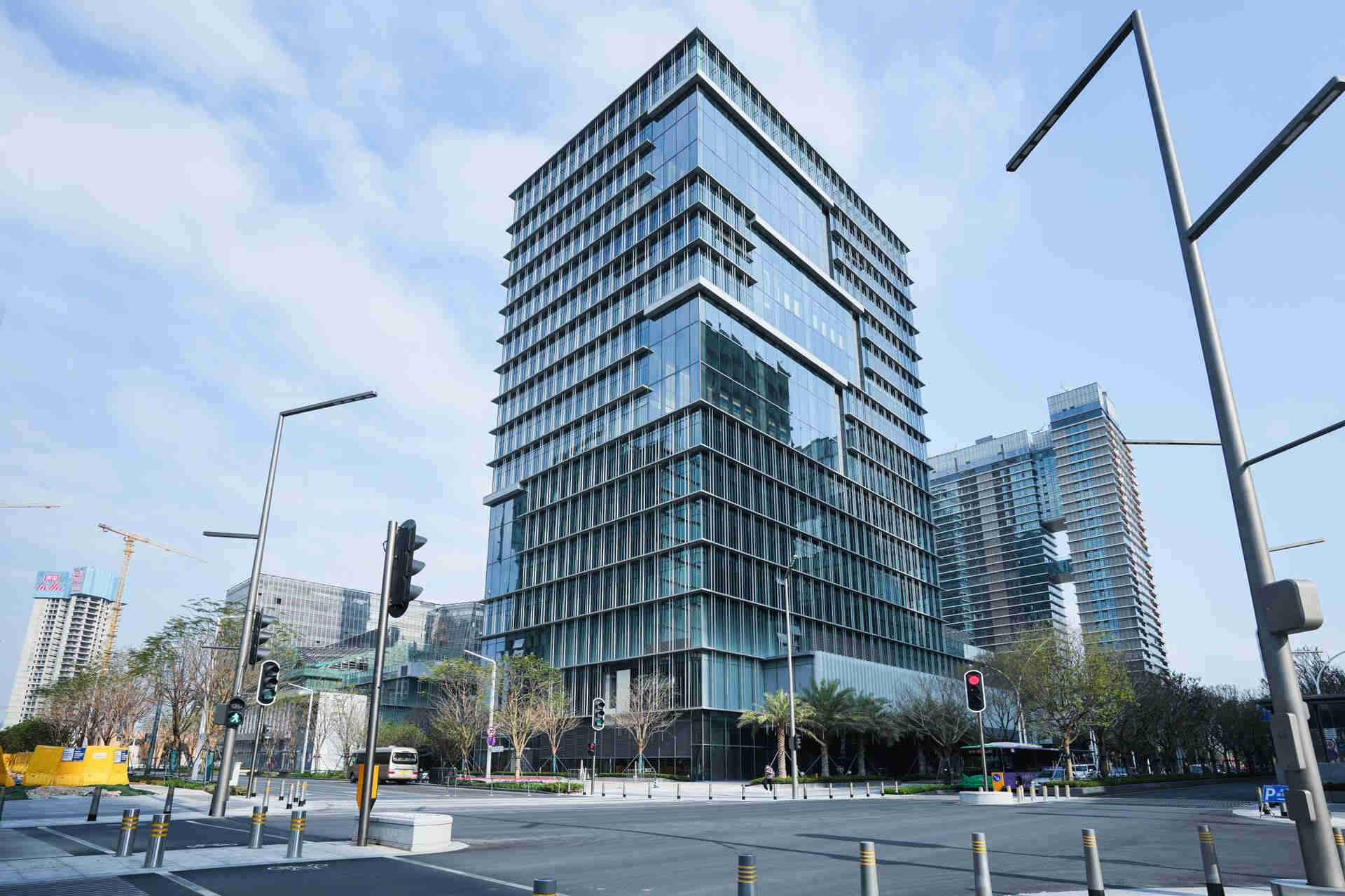星峰上汇中心建筑外观图