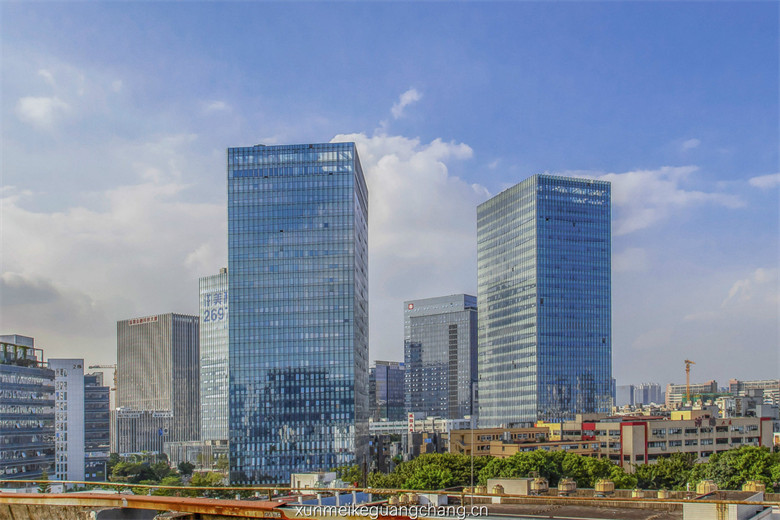 讯美科技广场建筑外观图