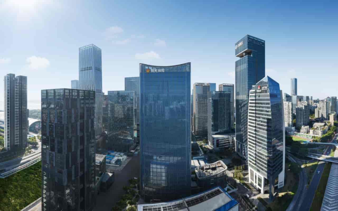 阳光保险大厦办公区实景图