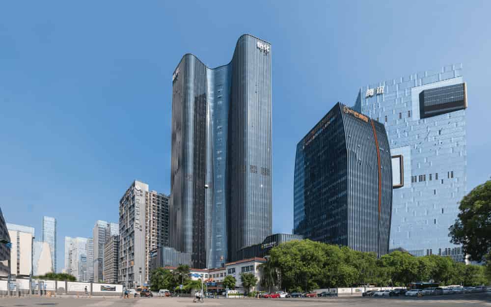 怡化金融科技大厦建筑外观图